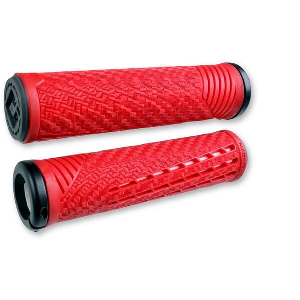 ODI CF BMX / MTB Lock On Grips - Red / White