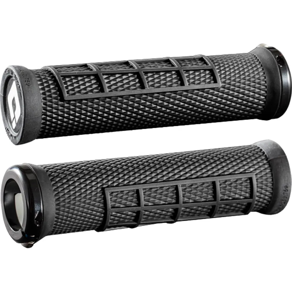 ODI Elite Flow Mountain Bike 130mm Lock On Grips in Black