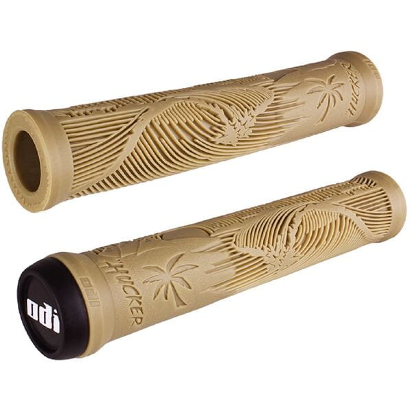 ODI Hucker BMX Grips Flangeless - Tan