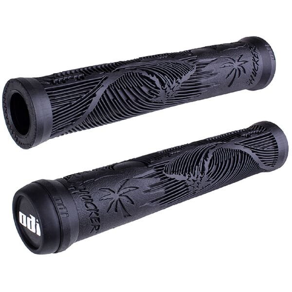 ODI Hucker BMX Grips Flangeless - Black