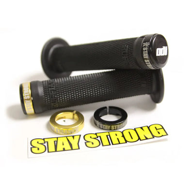 Odi Stay Strong BMX 130mm Lock On Grips in Black