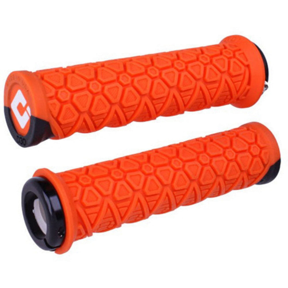 ODI Vanquish MTB Lock On Grips featuring D30 - Orange
