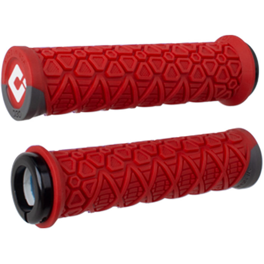 ODI Vanquish MTB Lock On Grips featuring D30 - Red