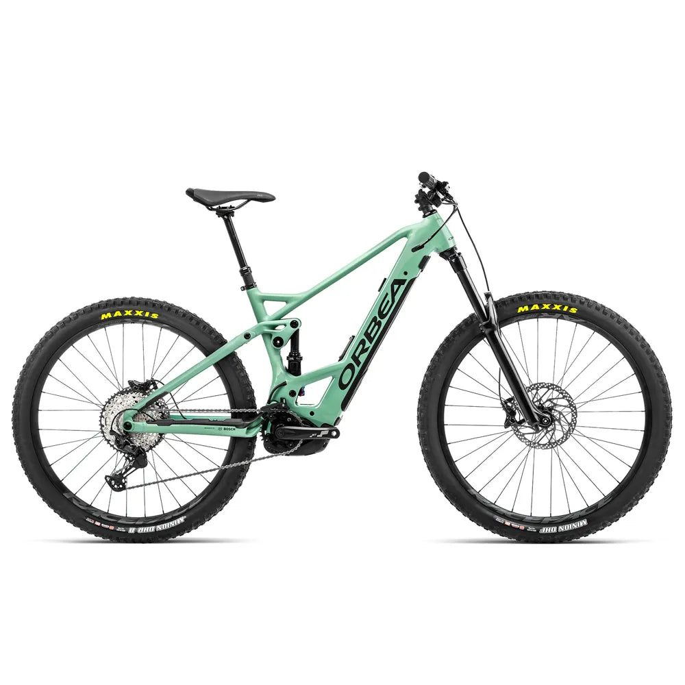 Orbea Wild FS H20 Electric Mountain Bike in Green and Black
