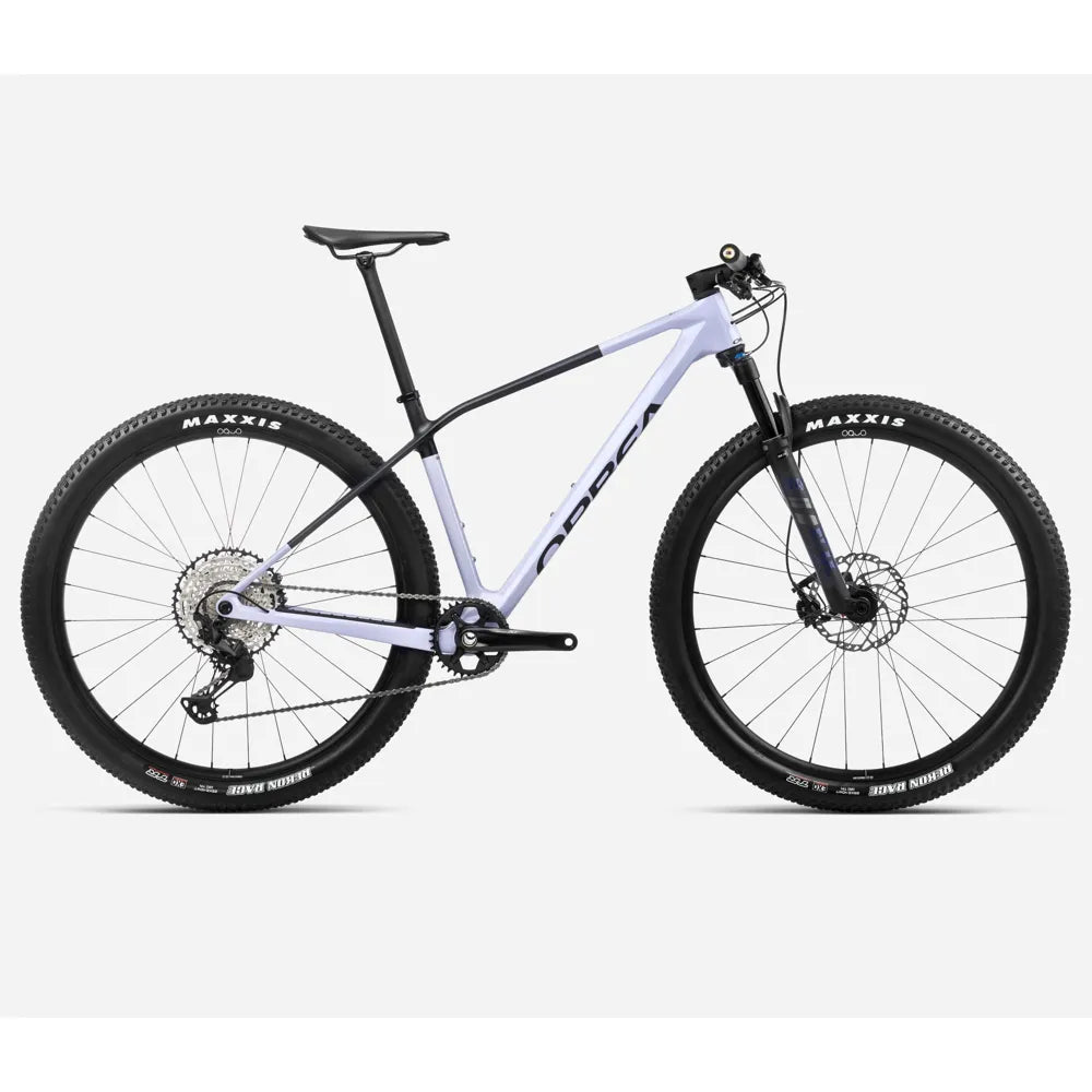 Orbea Alma M-Elite Carbon Mountain Bike in Raw Lavender