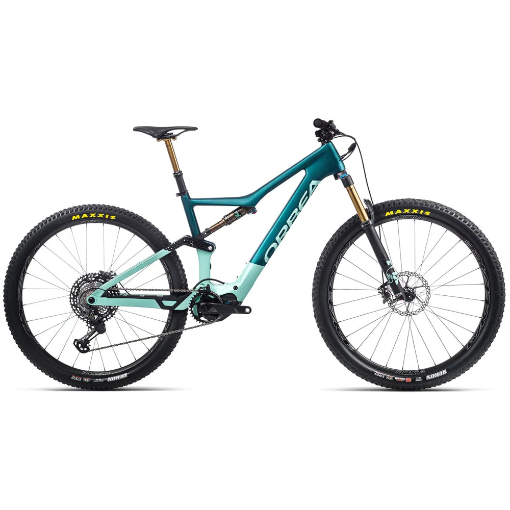 Orbea RISE M-LTD XTR Carbon Electric Mountain Bike in Blue