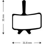 Aztec Sintered Disc Brake Pads for Avid Juicy Series / BB7