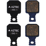 Aztec Organic Disc Brake Pads for Magura MT5 / MT7 (2 Pairs)