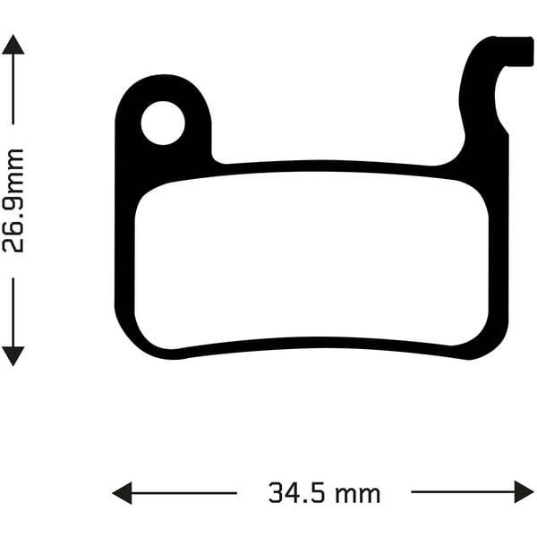 AztecSintered Disc Brake Pads for Shimano XTR M975 / M965 / M966 / Saint M800 PBA0108