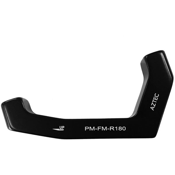 Adapter for post type calliper to flatmount frame, 180 mm rotor