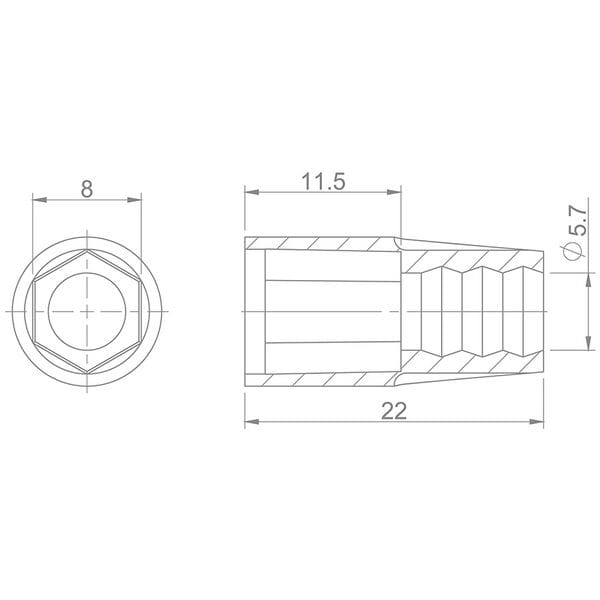 Aztec Rubber shield 10 pieces