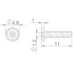 Aztec Needle 2.1mm Formula 8 pieces