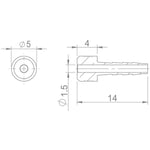 Aztec Needle 2.2mm Magura 8 pieces