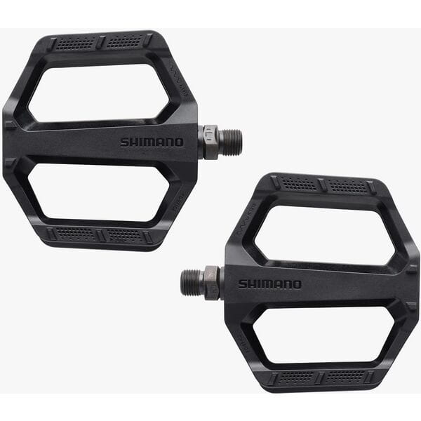 Shimano PD-EF102 Flat Pedals, Resin, Black