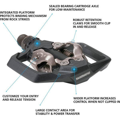 PEDAL PD-ME700 SPD Black 9/16 inches