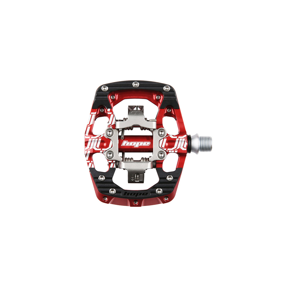 Hope Gravity Pedal Complete - Single - Red