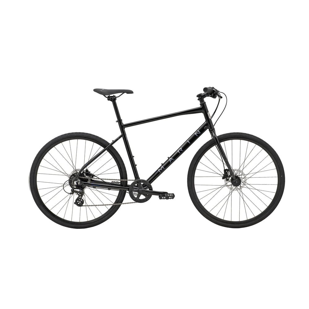 2025 Marin Presidio 1 Hybrid Bike in Black
