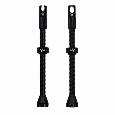 Peaty's X Chris King Tubeless MK2 80mm Valves in Black 
