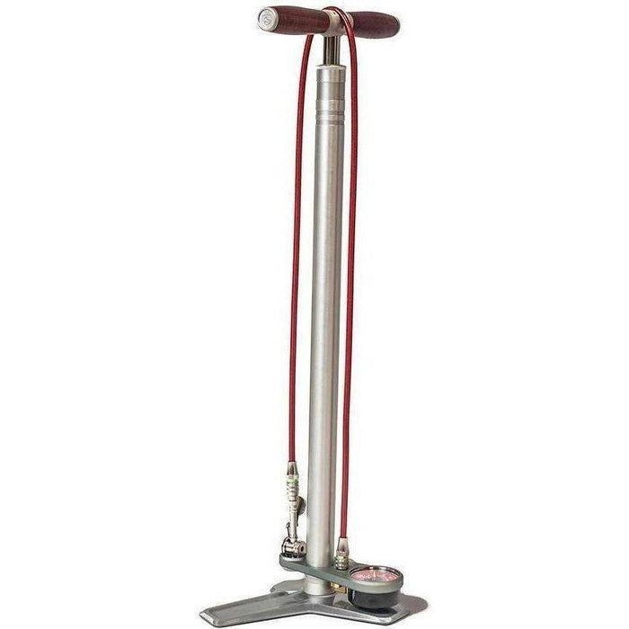 Silca Superpista Ultimate Floor Pump - Hiro Edition Silver