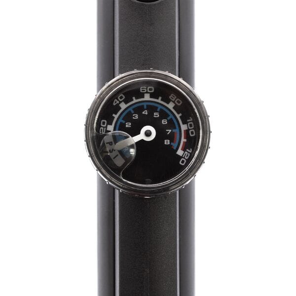 Truflo Micro II Mini Pump With Dial Gauge, Black