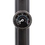 Truflo Micro II Mini Pump With Dial Gauge, Black