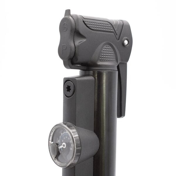 Truflo Micro II Mini Pump With Dial Gauge, Black