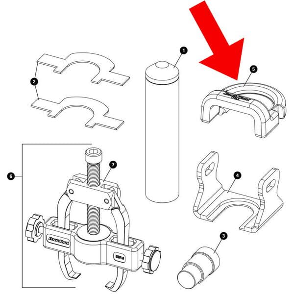 Park Tool 1192.2 - Moulded Crank Arm Pad For CBP-5/CBP-8