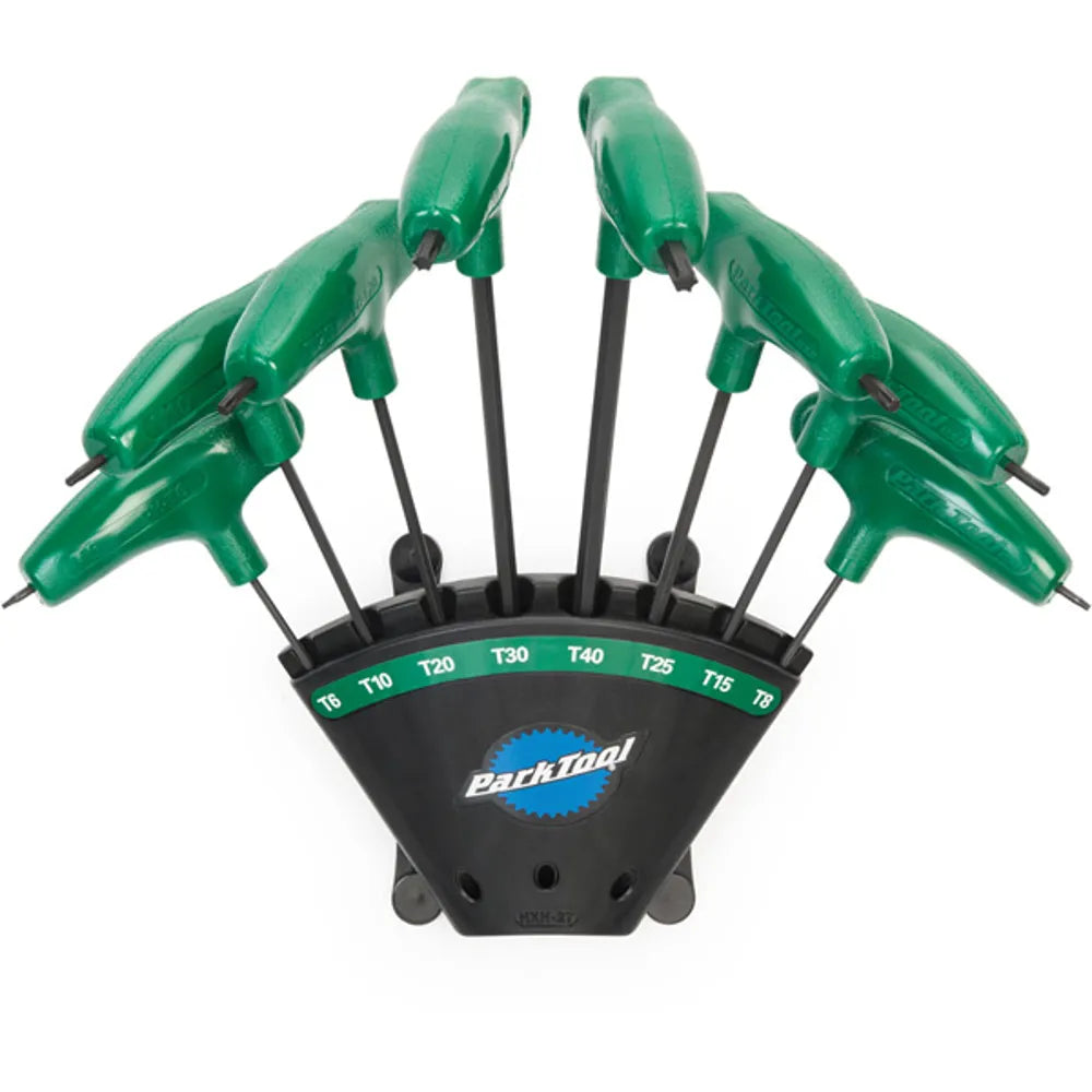 Park Tool PH-T1.2 P-Handled Torx Compatible Wrench Set in Green