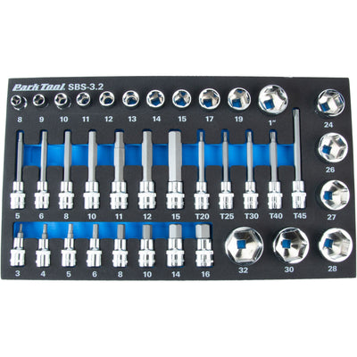 Park Tool SBS-3.2 - 37-piece Socket And Bit Set