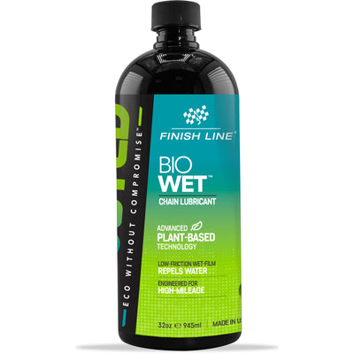 Finish Line BOOSTED&trade; - Bio Wet Chain Lubricant - Plant-Based - 32oz/946ml - Bottle