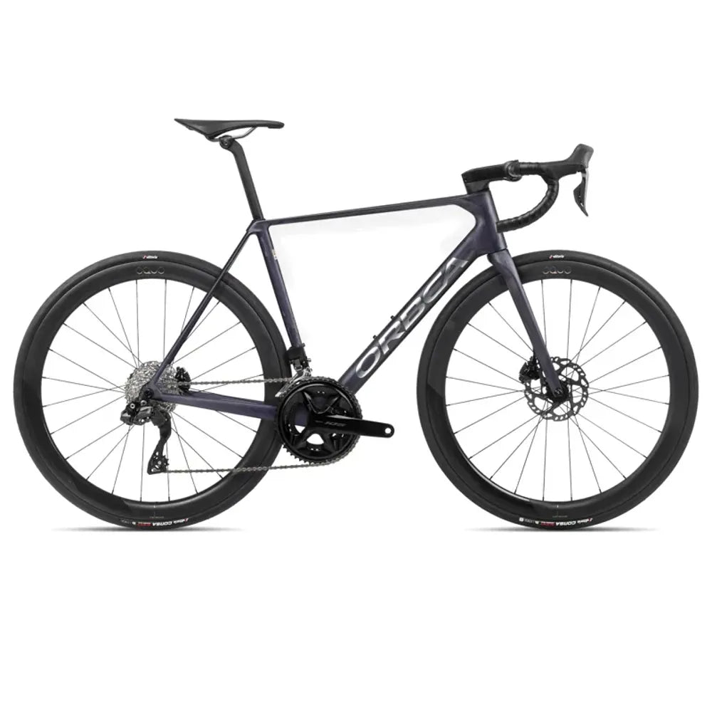 Orbea Orca M30iltd Pwr Road Bike In Tanzanite/Carbon Raw