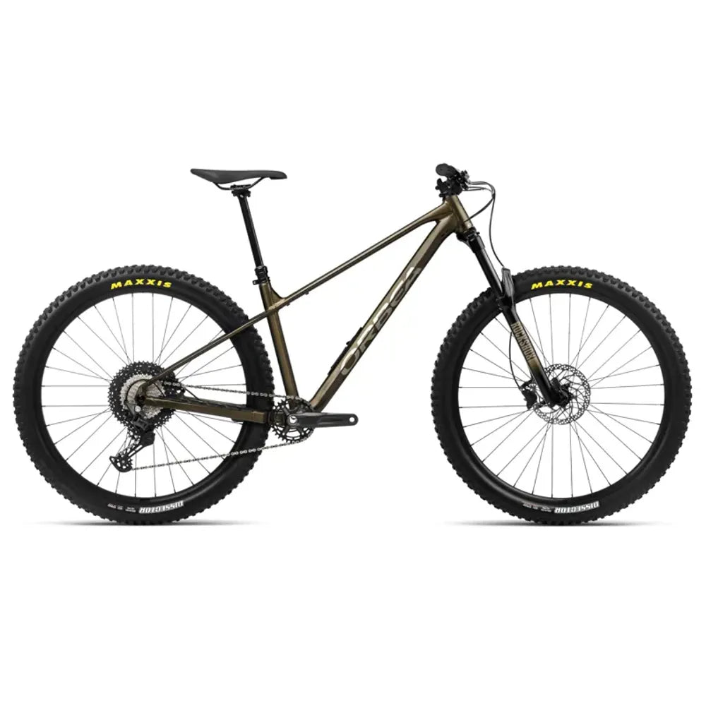 Orbea Laufey H30 Mountain Bike In Metallic Olive Green/Titanium Black