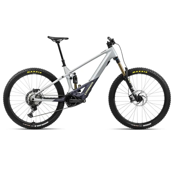 Orbea Wild M-Team Electric Mountain Bike in Silver