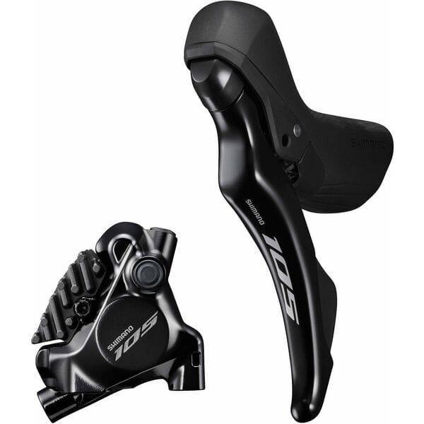 Shimano ST-R7120 105 hydraulic disc STI set, flat mount calliper, black - Double / Left