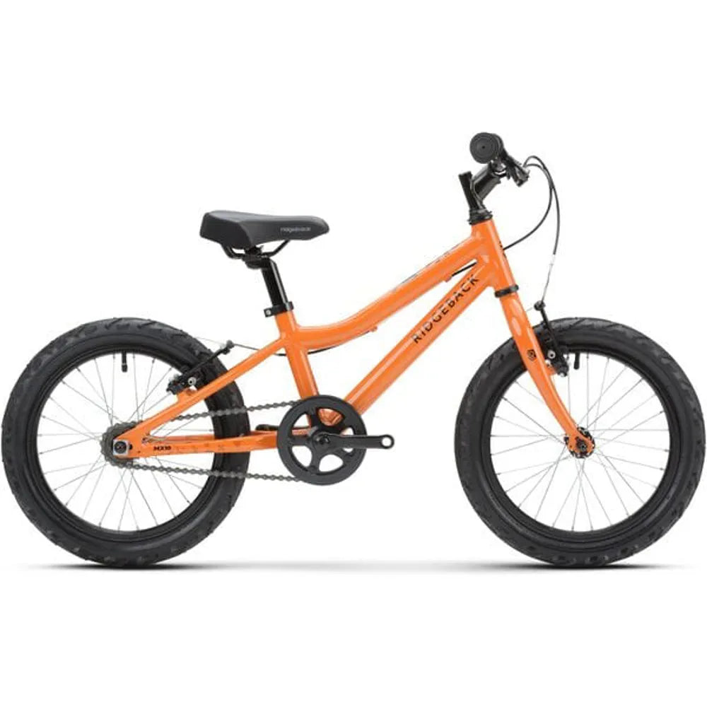 Orange Ridgeback Ridgeback MX16 Kids 16 Inch Mountain Bike in Zesty Orange | 99 Bikes ...