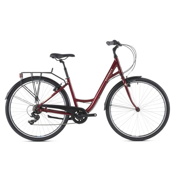 Ridgeback Avenida 6 Step-Through Hybrid Bike, Red - image 1