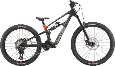2026 Cannondale Bad Habit 1 Full Suspension Mountain Bike in Raw, side view