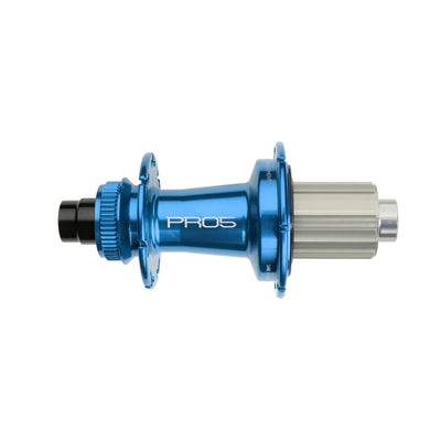 Hope Pro 5 Rear Hooked Flange - Centre Lock 28H - 148 x 12mm - Blue