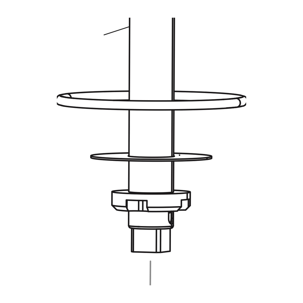 SRAM RockShox Spare - Rear Shock Damper Shaft - (Includes Shaft) Sidluxe A1 (2021-2023) (SRAM spare parts catalogue drawing)