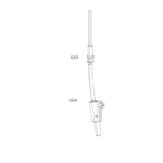 SRAM RockShox Fork Rebound Damper Knob Kit - (Includes Complete Rebound Controls) - Rudy Xl Base/Ultimate A1 (2026+) (SRAM spare parts catalogue drawing)