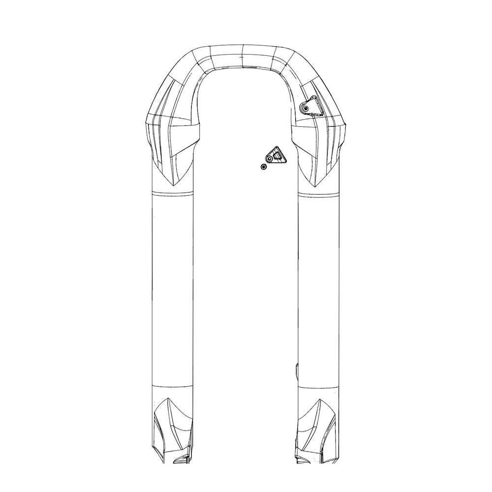 SRAM Rockshox - Fork Lower Leg - (Decals Included) 29 15X110 Boost - 35G (2020+), 35S (2021+) (SRAM spare parts catalogue drawing)