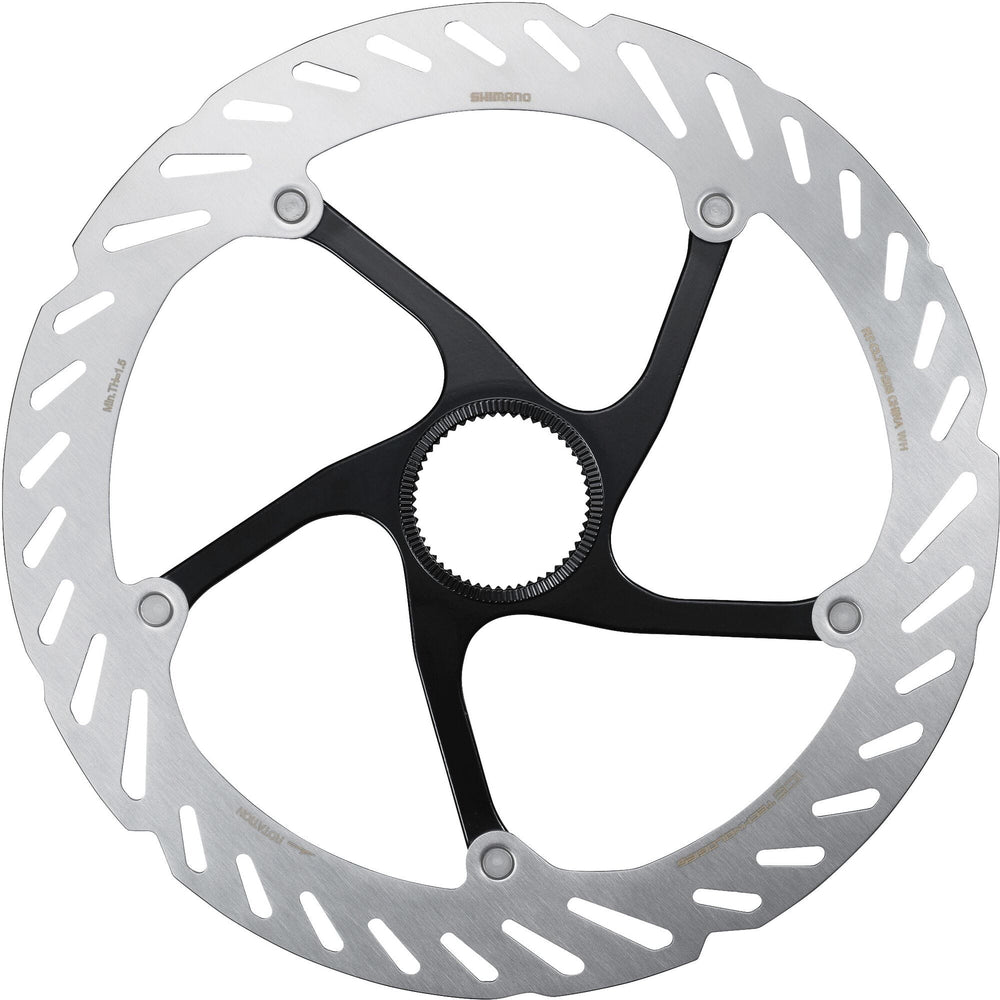 Shimano RT-CL700 Ice Tech rotor with external lockring, 203 mm