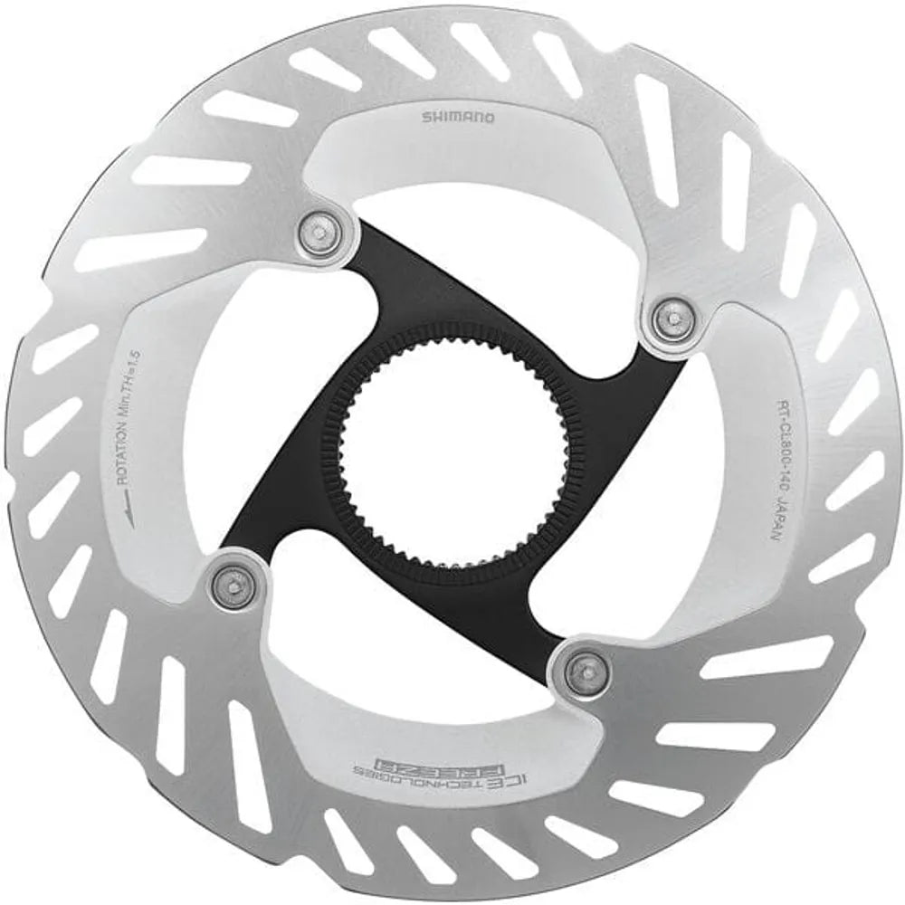 Shimano Ultegra RT-CL800 140mm Brake Disc Rotor with Internal Lockring