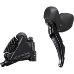 Shimano GRX ST-RX400/BR-RX410 bled hydraulic STI 10spd, flat mount calliper - Double / Left