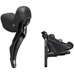 Shimano GRX ST-RX400/BR-RX410 bled hydraulic STI 10spd, flat mount calliper - 10-Speed / Right
