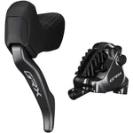 Shimano BL-RX825 GRX hydraulic disc brake lever bled with BR-RX820 calliper, left rear
