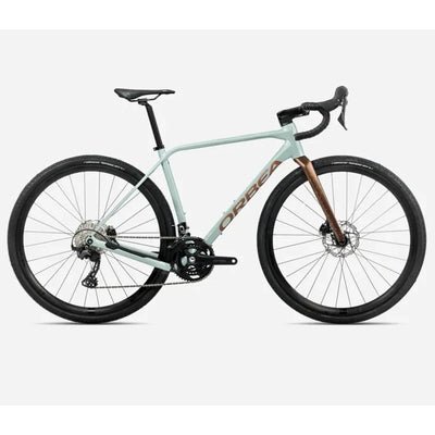 2025 Orbea Terra H30 Gravel Bike In Blue Stone Gloss/Copper Matt