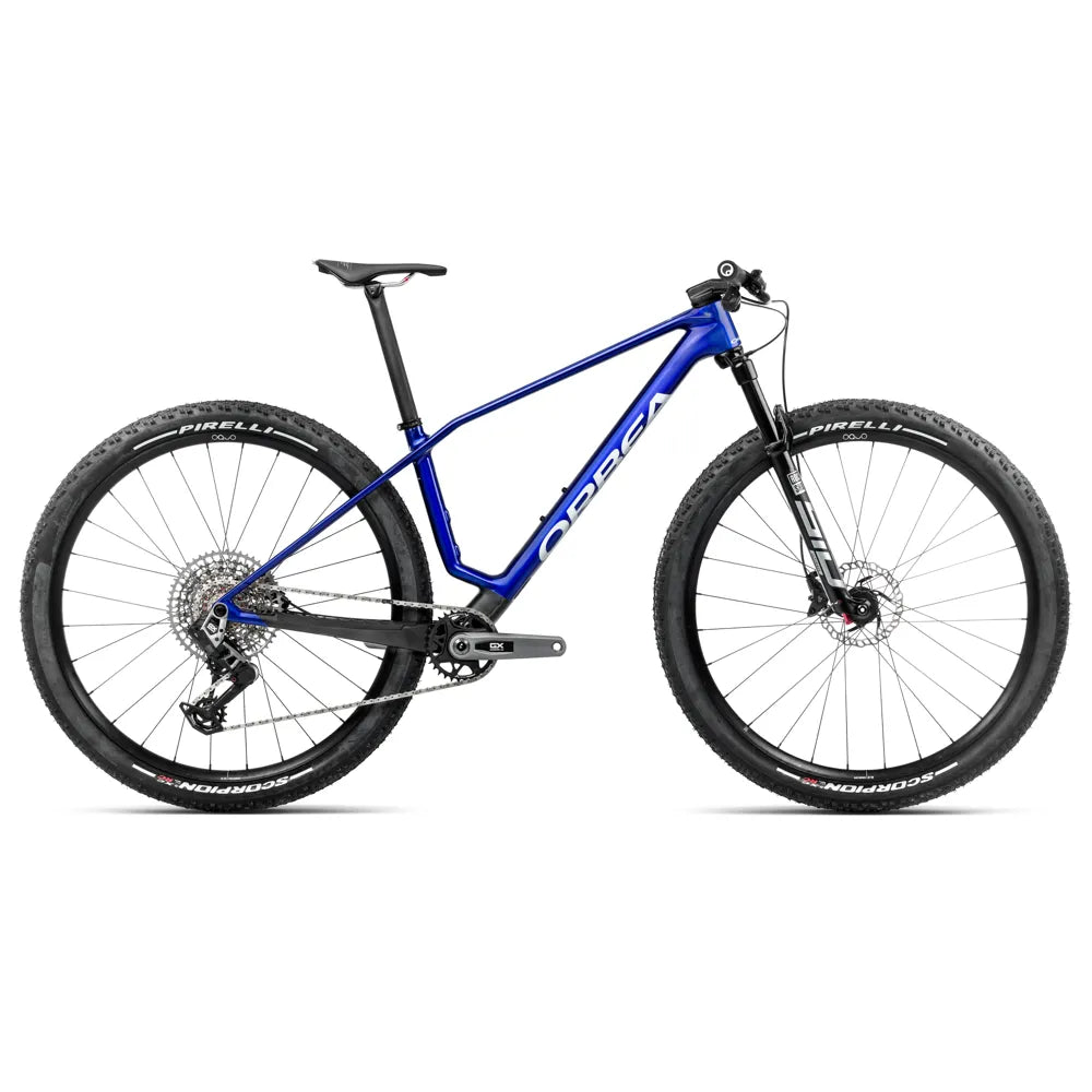 2025 Orbea Alma M-PRO AXS Carbon Hardtail Mountain Bike in Blue