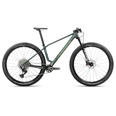 2025 Orbea Alma M-PRO AXS Carbon Hardtail Mountain Bike in Seaweed
