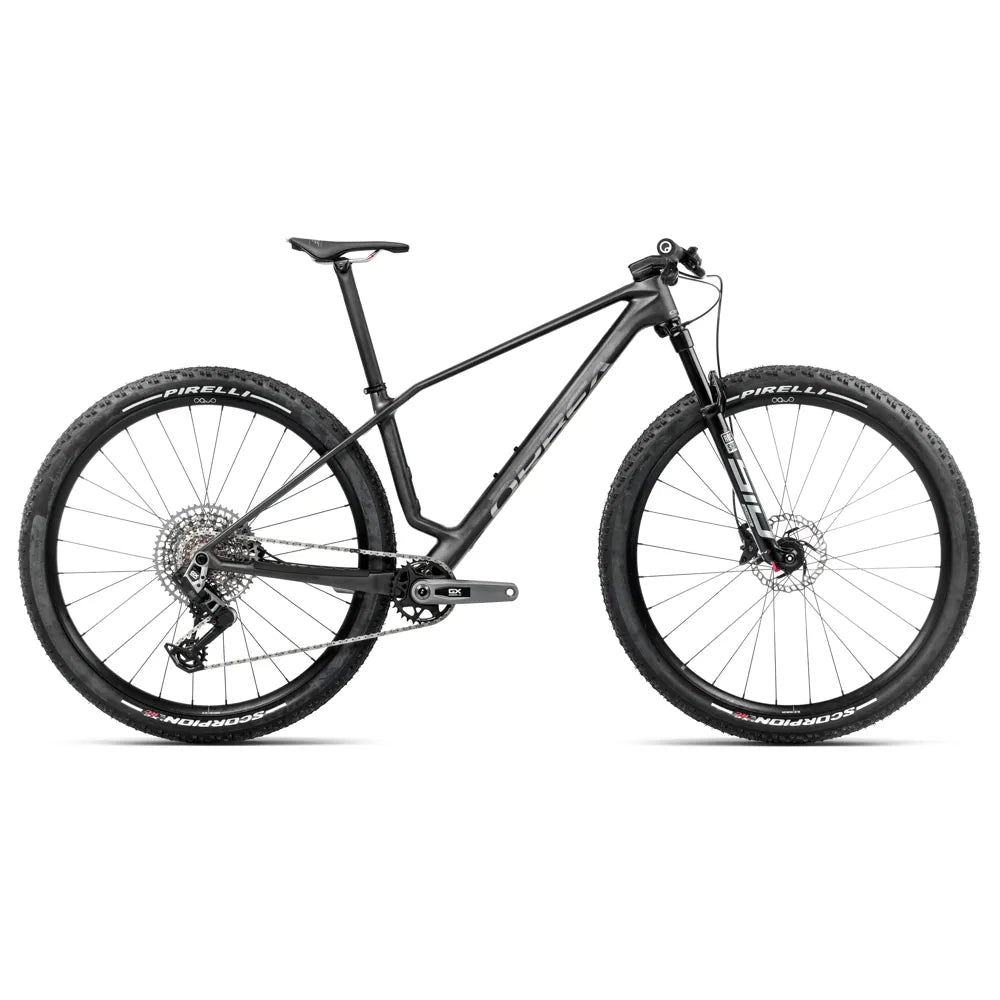 2025 Orbea Alma M-PRO AXS Carbon Hardtail Mountain Bike in Carbon View